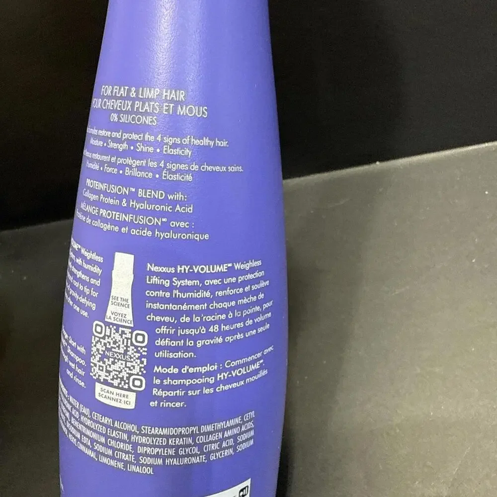 Nexxus Hy-Volume Conditioner XX‎ Protein Fusion 400ml/13.5fl.oz. New